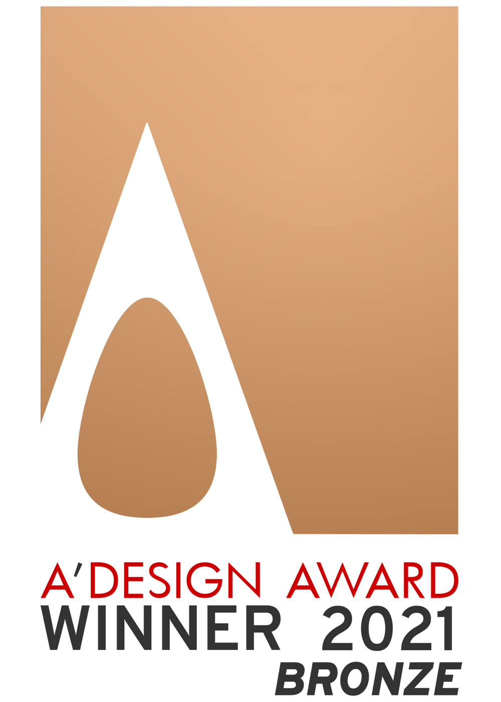 Bronze winner at A design award 2021