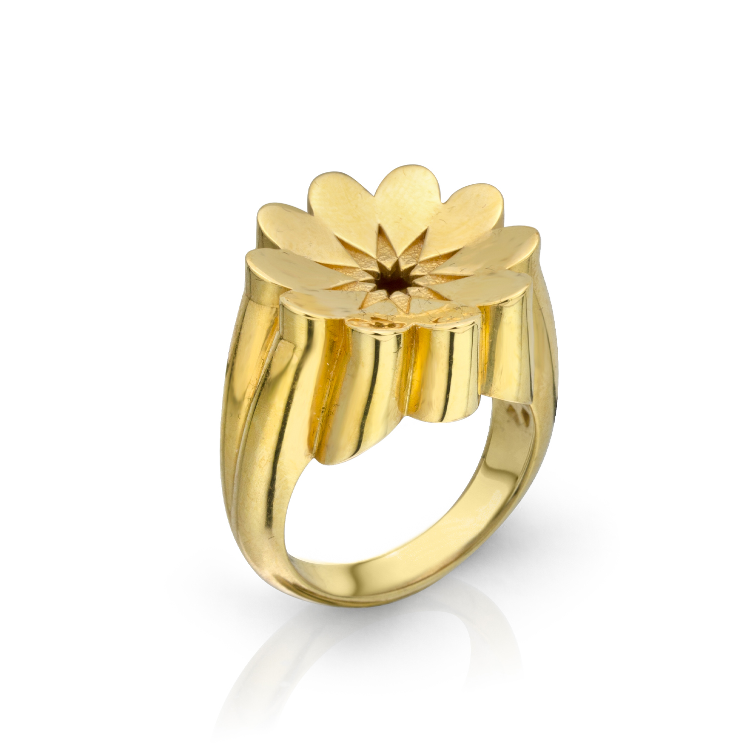 Lotus Gold Ring